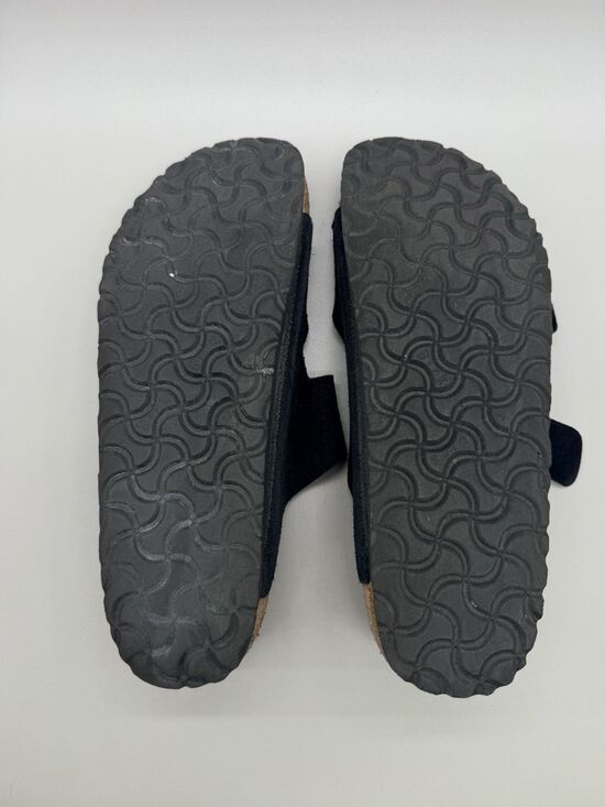 Birkenstock Arizona Soft Footbed Midnight Suede Leather Sandals EU 42 US 9 EUC main image 12